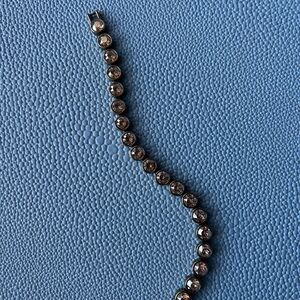 Touchstone crystal by Swarovski ice bracelet in golden shadow